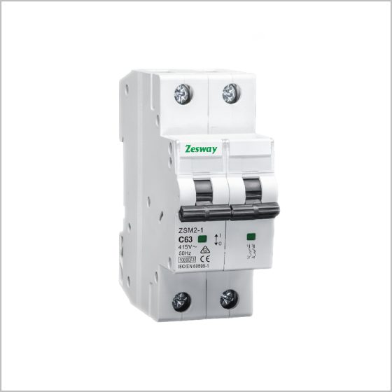 ZSM2-1，15kA , Ultra high breaking circuit breaker , MCB, B, C, D, Curve