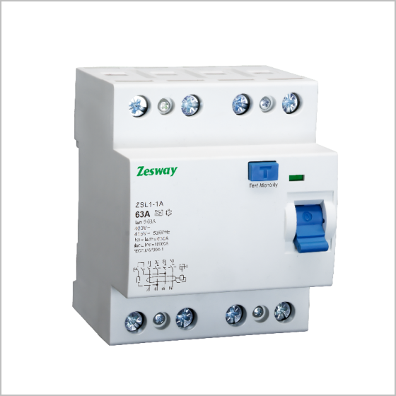 ZSL1-1A，Magnetic Type Residual Current Circuit Breaker (RCCB)